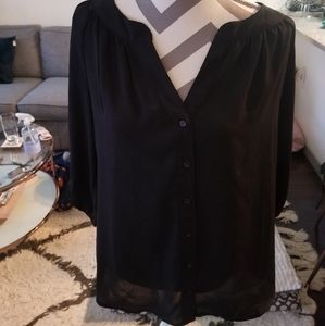 Pleione black blouse S